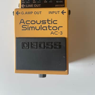 Boss AC-3 Acoustic Simulator (Dark Gray Label) 2006 - Present - Yellow image 1