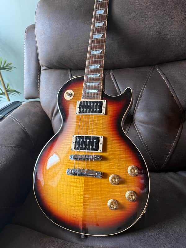 Gibson Les Paul Less Plus 2015 - Desert Burst with Upgrades