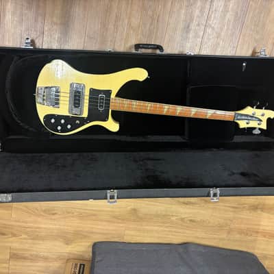 Rickenbacker 4003 1983 - vintage yellow Blonde / black image 24