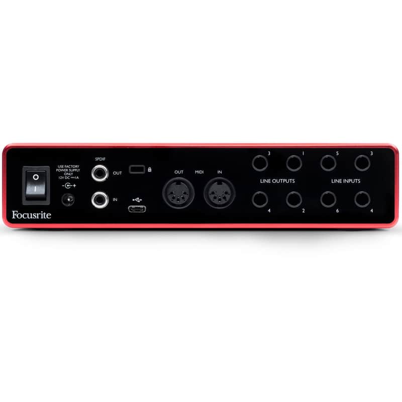 Focusrite Scarlett 8i6 3rd Gen USB Audio Interface image 3