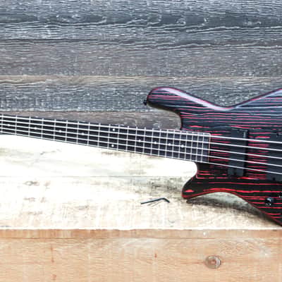 Spector NS Pulse 5 Left-Handed Cinder Red EMG Pickups 5-String Electric Bass w/Bag image 11