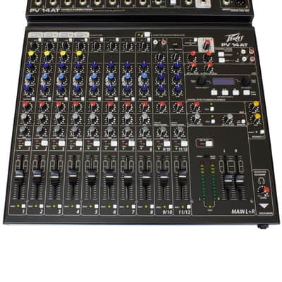 Peavey PV 14 AT 14 Channel Compact Mixer with Bluetooth and Antares Auto-Tune image 1