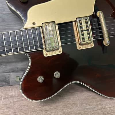 Gretsch 6122 Chet Atkins Country Gentleman 1965 Walnut Brown Guitar & Case #2691 image 12
