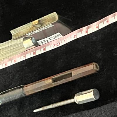 Carl Weimer stamped Violin bow, vintage antique  Violin Bow image 12