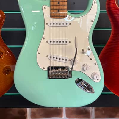Fender Limited Edition Player Stratocaster Surf Green 2023 Electric Guitar image 3