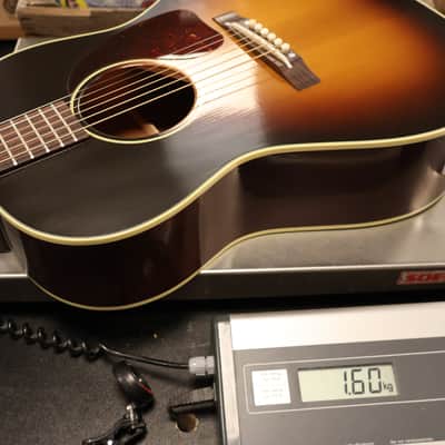 Gibson Custom 1942 Banner LG-2 Vintage Sunburst image 7