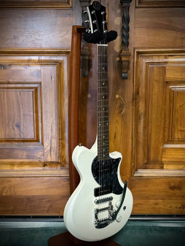 JHG James Hood Guitar SS-101 2017 - Pearl White Metallic image 1