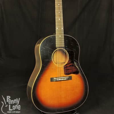 Pre-War Guitars Model J Slope Shoulder Acoustic Guitar With Case Distress Level 2 image 2