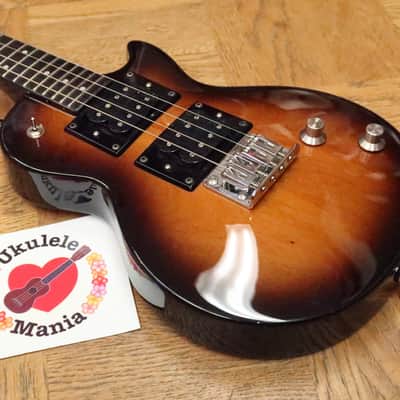 RISA Les Paul Tobacco Sunburst Electric Concert Ukulele #4974 image 8