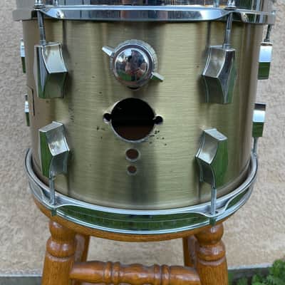 Fibes 13x9 Rack Tom Early 70s - Brass image 5