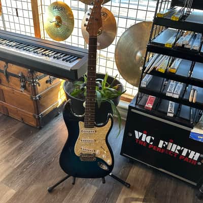 G&L 1997 Legacy w/ Transparent Blue and Birdseye Maple Neck image 2