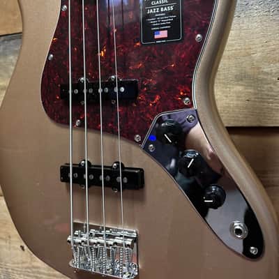 Fender American Pro Classic J-Bass RW Faded Firemist Gold w/bag image 3