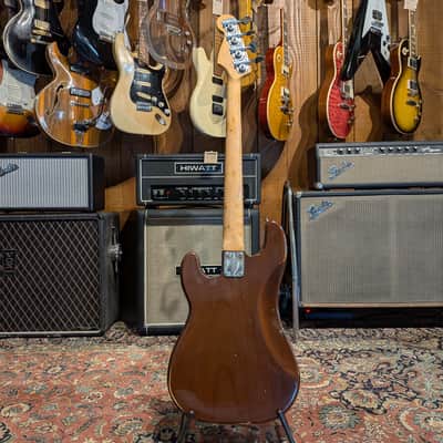 Fender Precision Bass with Rosewood Fretboard 1977 - 1978 - Mocha Brown image 6