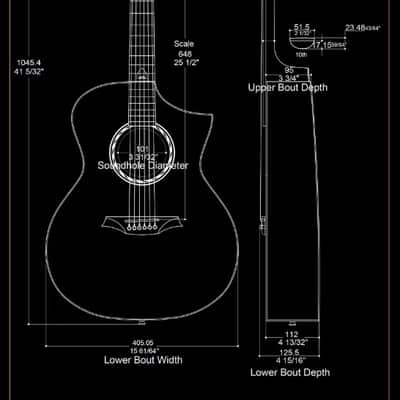 Bromo BAR 4GCE All-Solid Acoustic / Electric Guitar image 11