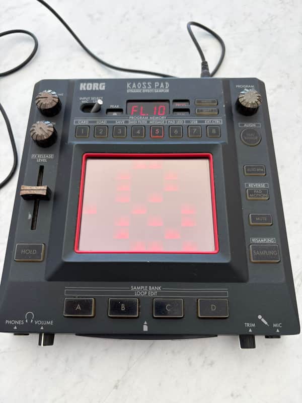 Korg KP3 Kaoss Pad 3 Dynamic Effect / Sampler 2000s - Black image 1