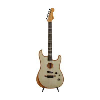 Fender American Acoustasonic Stratocaster w/Bag, Transparent Sonic Blue, US208XXXX image 1