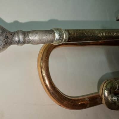 Conn Director "Shooting Star", 18B Trumpet 1956 Tri tone, brass, Nickel, Coprion Bell PLAYER image 15