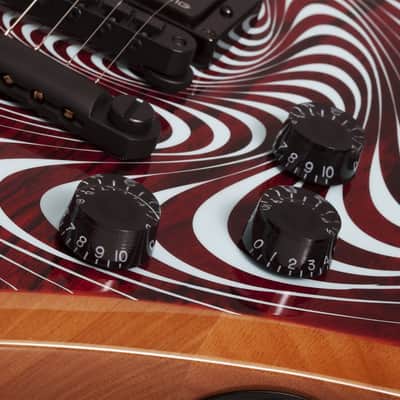 Schecter Goregehn Cocobolo Electric Guitar. Psychic Bullseye image 5