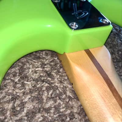 2019 Fender FSR Player Series Stratocaster  Electron Green, Limited  Edition electric guitar image 7