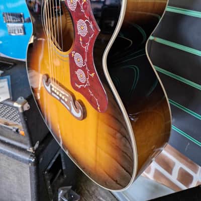 Epiphone EJ200-SCE/VS Vintage Sunburst 2020 Electro Acoustic Guitar image 5