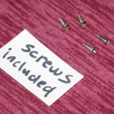 new in package Allparts AP-0633-023 Black Plastic Square Jackplate for Les Paul (this item is packaged by the manufacturer WITHOUT the screws - but I AM including screws), Allparts AP-0633-023 Black Plastic Square Jack Plate image 5