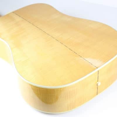 1977 Vintage Guild D-44M BLD Blonde Flamed Maple Bluegrass Jubillee ~Ebony Fretboard~ 1970s USA image 15