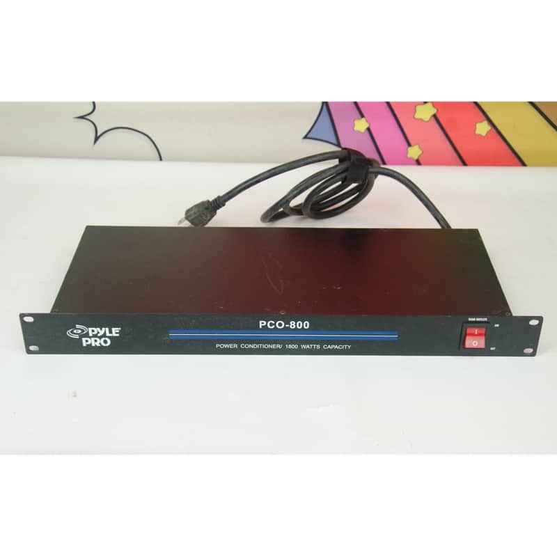 Used Pyle PCO-800 8-Channel 1800-watt Rack-Mount Power Conditioner image 1