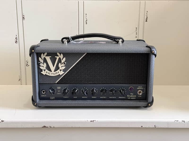 Victory Amps VX The Kraken MKII Compact 2-Channel 50-Watt Guitar Amp Head 2023 - Present - Grey / Black image 1