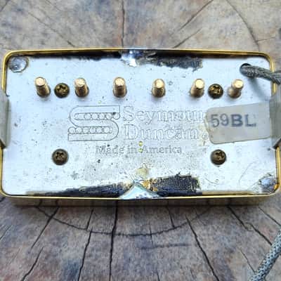 Seymour Duncan 59 SH-1B Bridge Pickup Aged Gold 1980s image 1