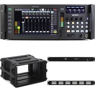 Behringer WING Rack 48-channel Digital Mixer with Power Conditioner and Rack Case image 1