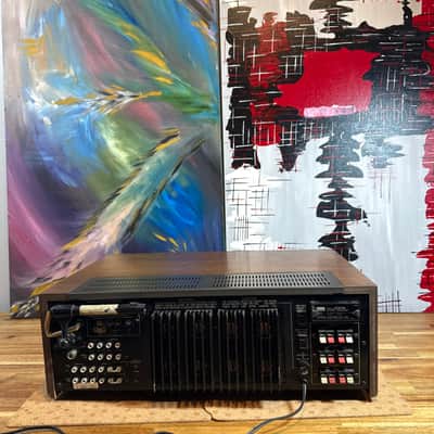 sansui 9090 db vintage stereo Integrated Amplifier receiver Silver Audiophile image 7