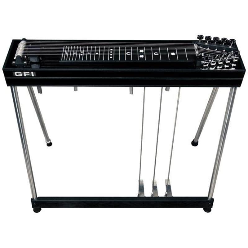 GFI S-10 SM 3x9 Standard Emmons E9 Pedal Steel Guitar 2017 Black image 1