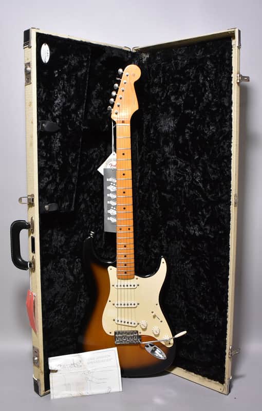 2006 Fender Eric Johnson Stratocaster Sunburst Maple w/OHSC