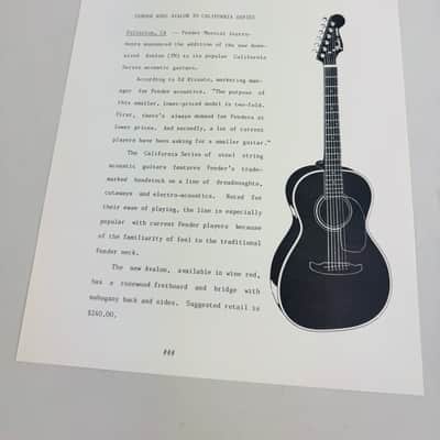 Fender Dealer Pack – California Series, Acoustics & Squier 1984 image 4