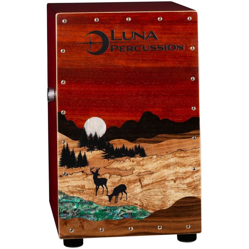 Mint Luna Vista Deer Cajon, Birch Wood Body with Mahogany Veneer image 1