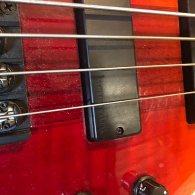 Ibanez SR870 Electric Bass Guitar Active Autumn Leaves Gradient w Case image 3