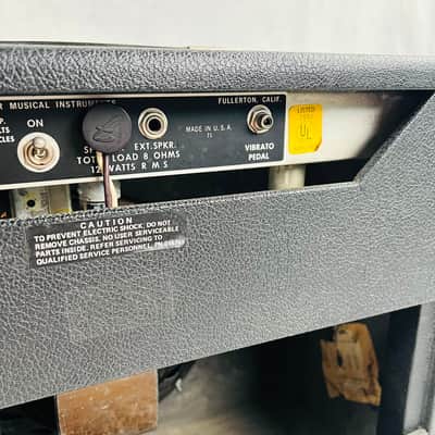 Fender Princeton Amp 1x10" Combo 1973 - Black image 10