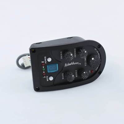 Washburn WT-92 Acoustic Guitar EQ Equalizer Tuner System Preamp Pickup image 1