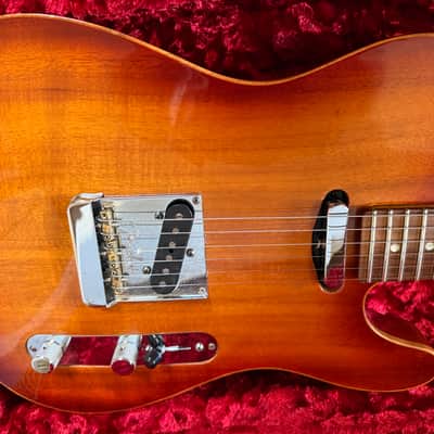 Fender American Select Carved Top Koa Telecaster 2012 - Sienna Edge Burst image 17
