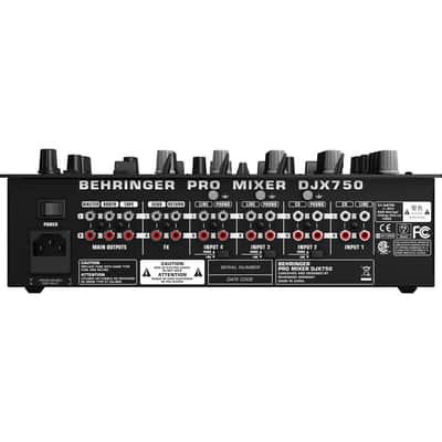 Behringer DJX750 Professional 5-Channel DJ Mixer with Advanced Digital Effects and BPM Counter image 12