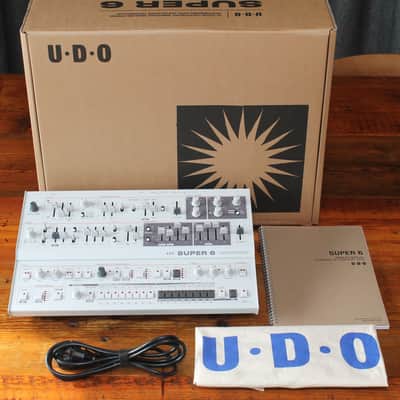 UDO Audio Super 6 Desktop 12-Voice Polyphonic Binaural Analog-Hybrid Synthesizer 2020 - Present - Silver image 4