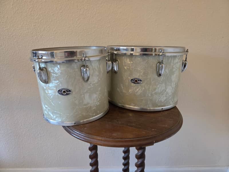 70s Slingerland WMP 9"x10" and 9"x13" Concert Toms image 1