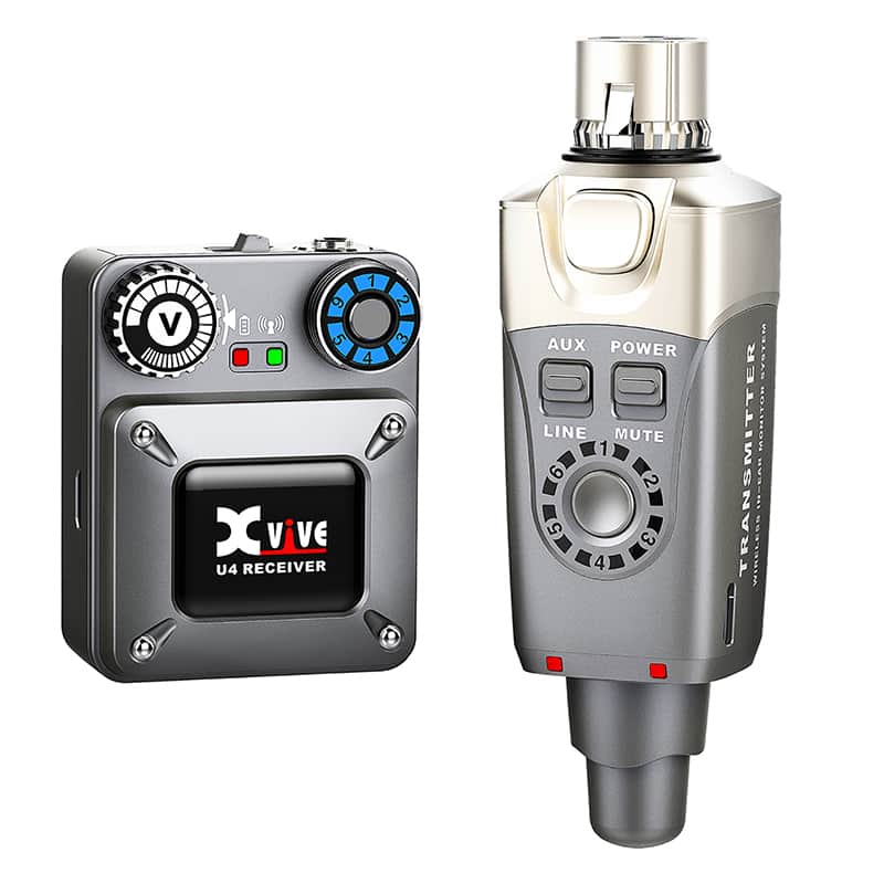 Mint Xvive Audio U4R2 2.4GHz Wireless In-Ear Monitoring System w/ Two Receivers image 1