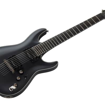 Schecter Blackjack SLS C-7 Passive SBK - Satin Black image 22
