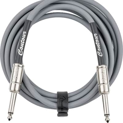 Fender Contour Series Guitar/Instrument Cable, Straight, 10' ft, Inca Silver image 3