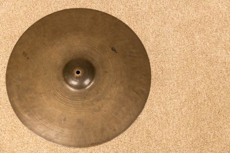 1930s 1940s Zildjian 17" Piatti Cymbal 1785 image 1