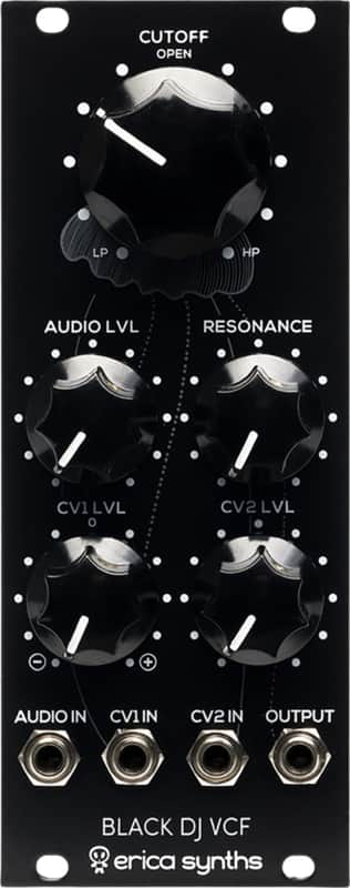 Erica Synths Black DJ VCF LP/HP Filter Eurorack Synth Module image 1