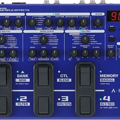 NEW Boss ME-90B Bass Multiple Effects - Blue, In Stock and Ships Fast!! Support Small Business and Buy Here! image 1