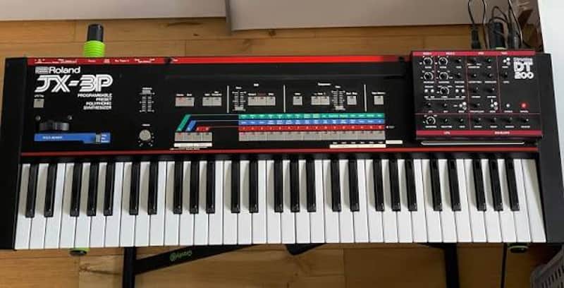 Roland JX-3P 61-Key Programmable Preset Polyphonic Synthesizer 1983 - 1985 - Black image 1