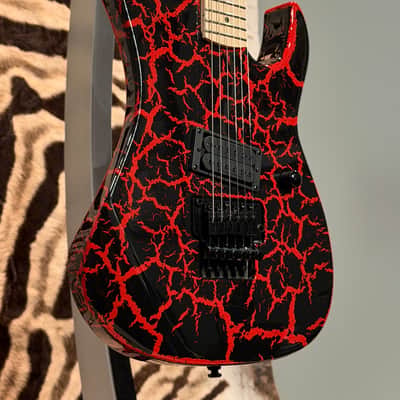 B.C. Rich Gunslinger Retro II 2025 - Red Crackle image 3
